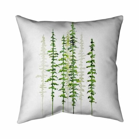FONDO 20 x 20 in. Minimalist Trees-Double Sided Print Indoor Pillow FO2798505